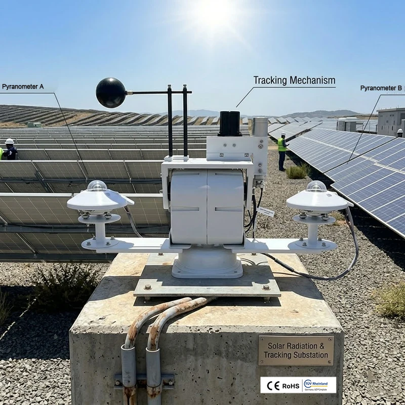 DHI Sensor Diffuse Illuminance Sensor Intelligent Dual-Axis Sun Tracking System with IoT Cloud Platform Remote Monitoring