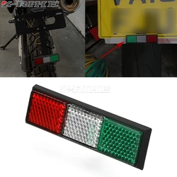 Universal Motorcycle Tail Light Flag Reflector Stick On Number plate For DUCATI SCRAMBLER SUPERSPORT SPORT1000 ST2 ST3/S/ABS