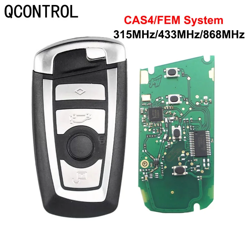 

QCONTROL Car Smart Remote Key Keytless Entry for BMW FEM / BDC CAS4/CAS4+ 1 3 5 7 Series 523 528 535 550 318 320 325 328 330