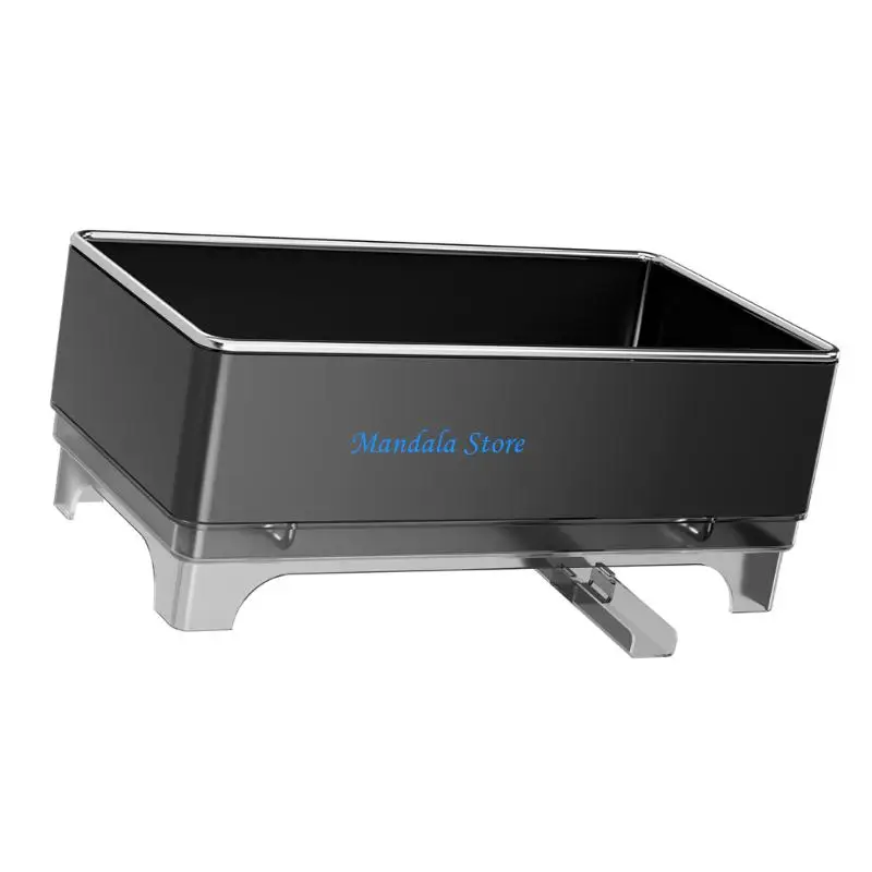 U2JC Stainless Steel Rotating Drain Sink Compacts Design Space Saving Kitchen Bathroom Sponge Brush Cleaning Tool Holder