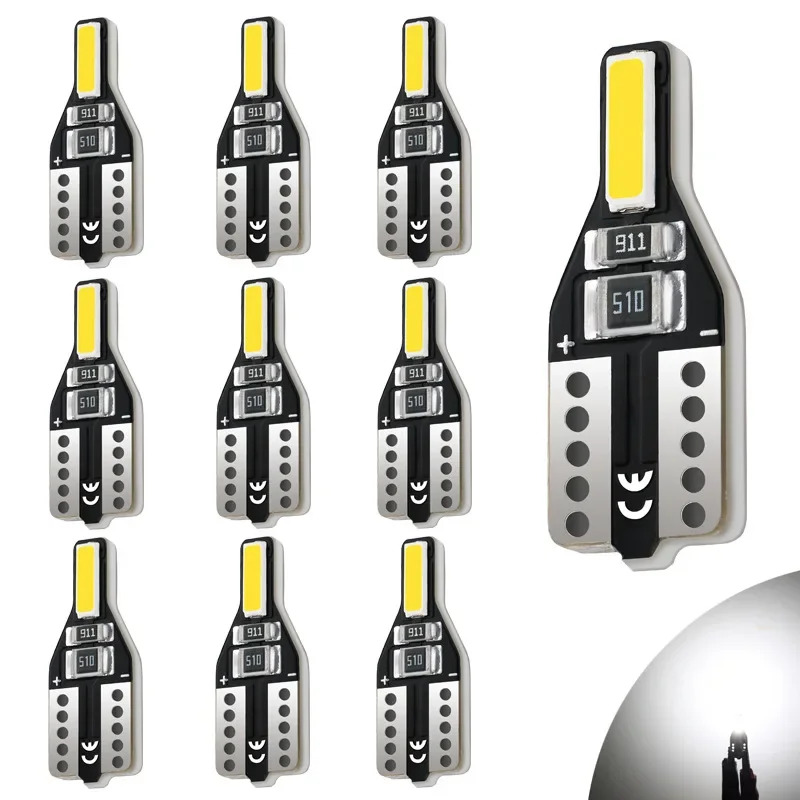 

10/20 шт. Авто T10 Автомобильный светодиодный холодный белый 194 W5W LED 168 COB Автомобильный супер яркий поворотный боковой светильник номерного знака Лампа постоянного тока 12 В для автомобиля