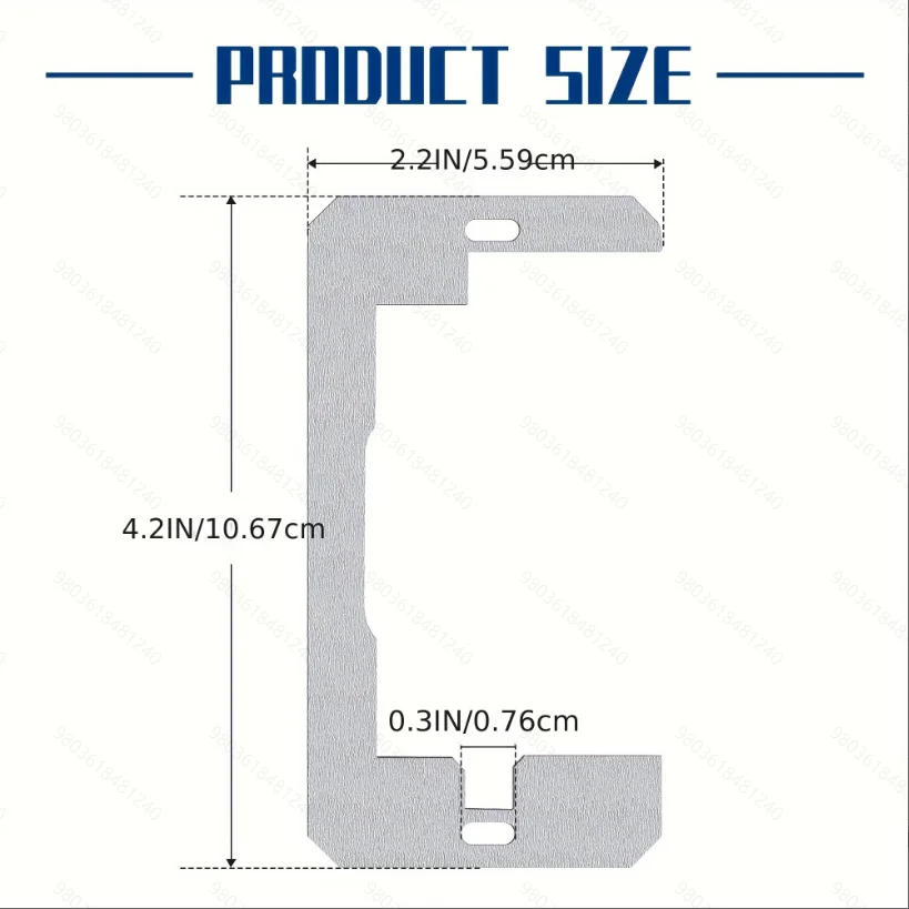 5 Stück Abstandshalter für Steckdosen, Wandplatten-Abstandshalter, Metall-Nivellierplatten für die Ausrichtung von losen Steckdosen und Schaltern – Detail 3