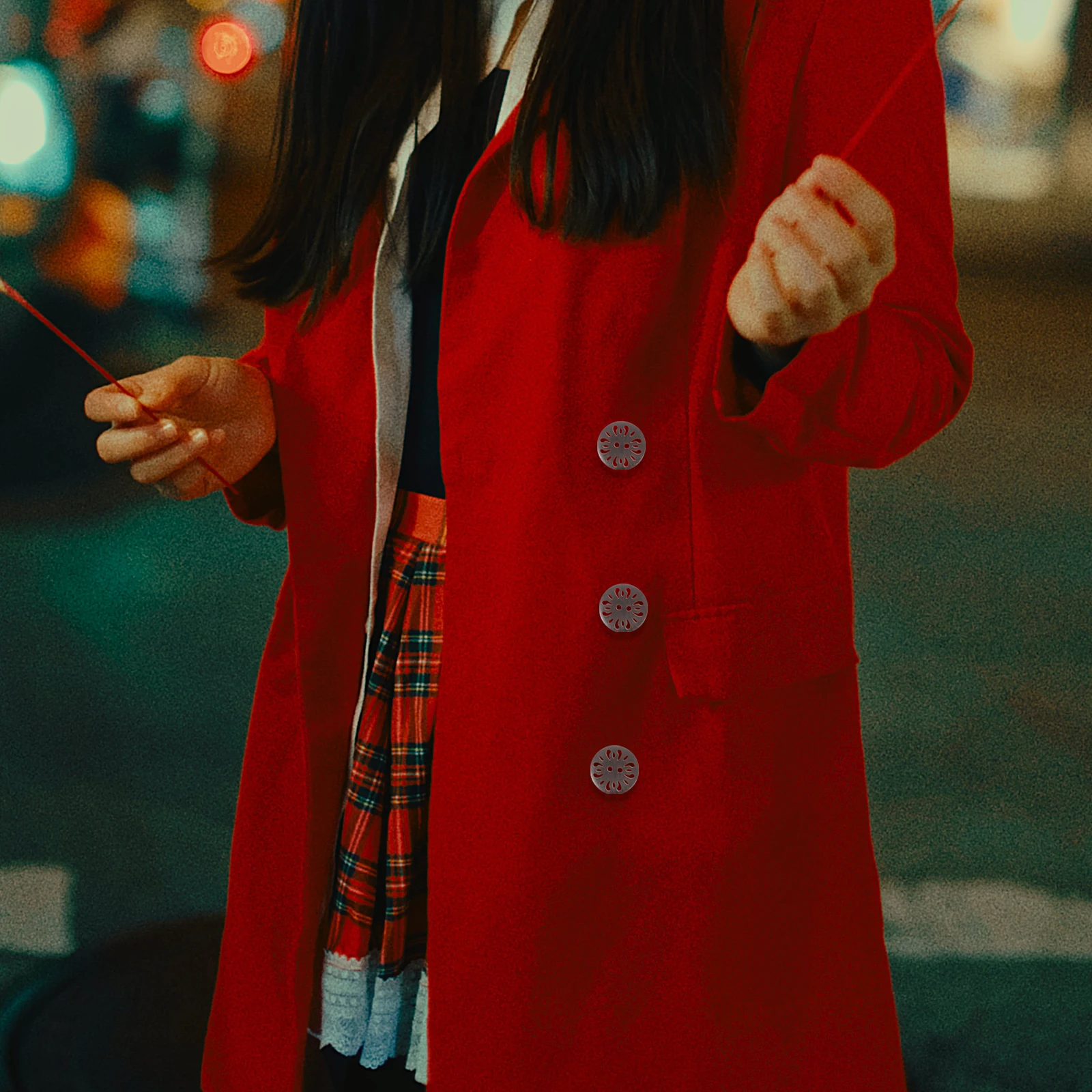 

50Pcs Vintage Wooden Buttons Retro Fashion Sewing Button for Garment Accessories Handmade Craft Supplies Wood Buttons for DIY