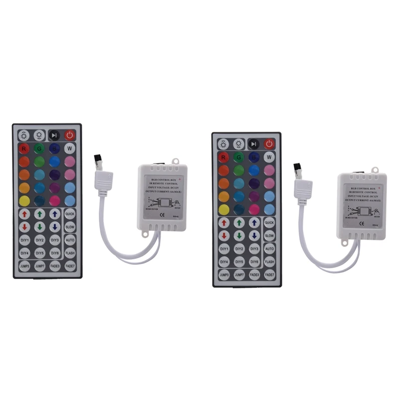 2X 44Key IR Remote Controller For RGB 5050 LED Light Strips