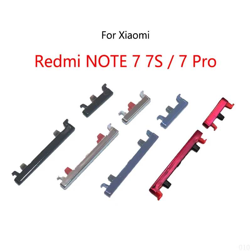 For Xiaomi Redmi NOTE 7 Pro 7S Power Switch Button Side Key Volume Mute External On / Off Button