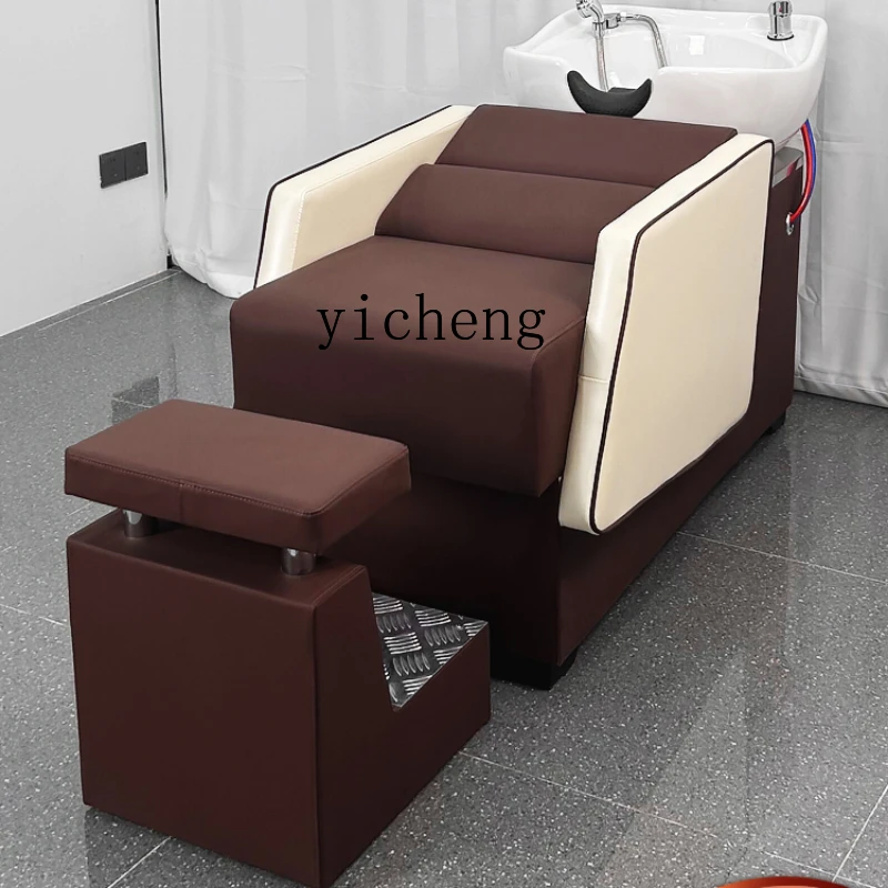 TQH-6.12  Ceramic Basin Flushing Barber Shop Shampoo Chair Beauty Salon Special Massage Multifunctional