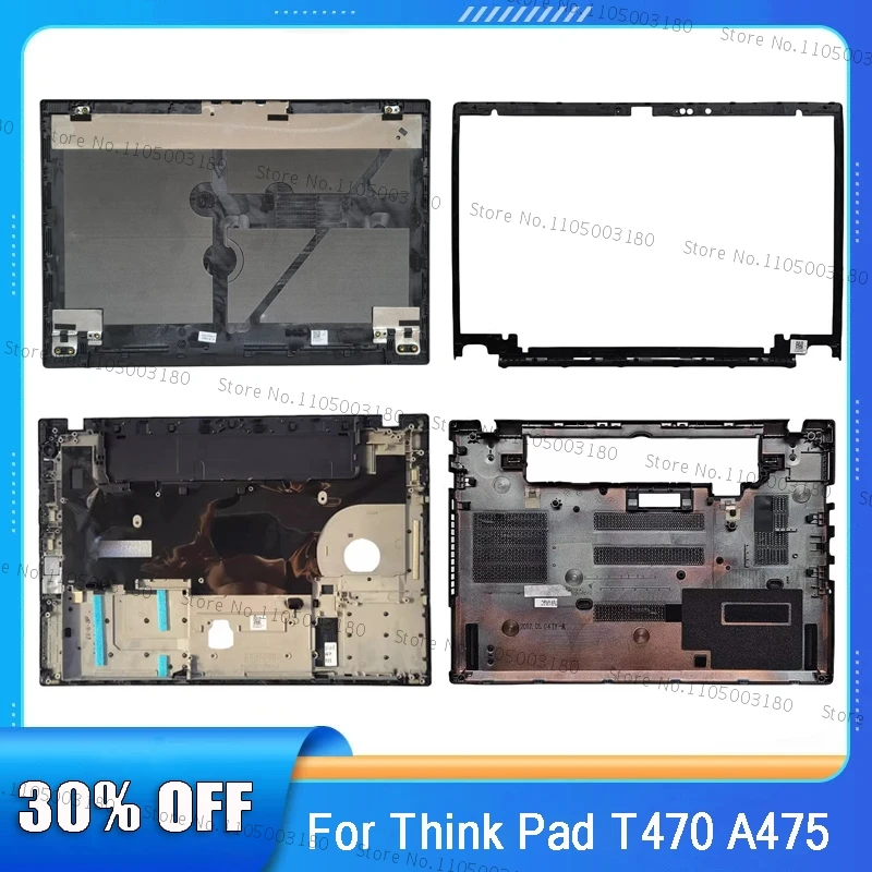 Pour Lenovo ThinkPad T470 A475 ordinateur portable LCD couverture arrière/cadre avant/repose-paume/boîtier inférieur de remplacement