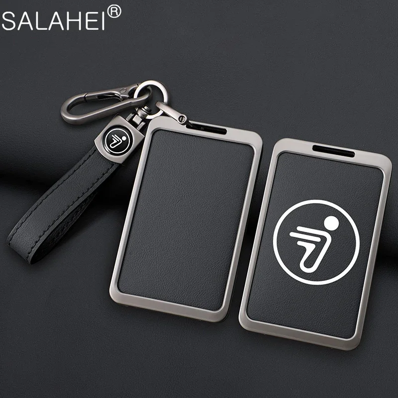 Fashion Car Logo Romote Control Key Cover Protector Case Keyring Shell Holder for Ninebot M95C M85M N70 Keychain Box Accessories