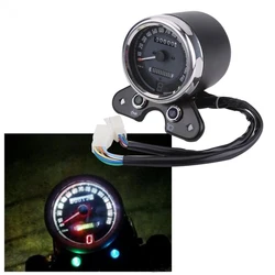 Motorcycle LED Odometer Speedometer Tachometer For Honda CG125 Suzuki GN125 Cafe Racer