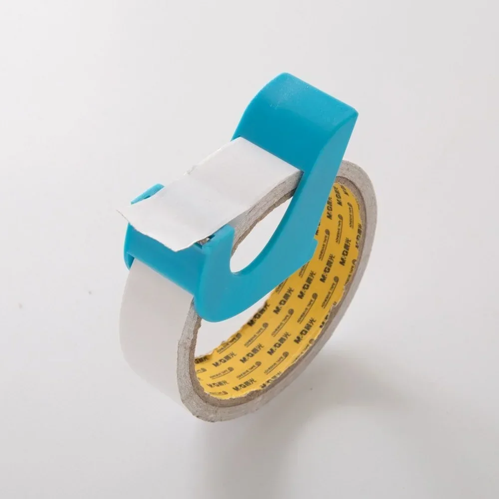 24mm Width Manual Packing Plastic Sealing Packer Tape Dispenser Packaging Parcel Roller Tape Cutter Sealing Tape Holder Tool