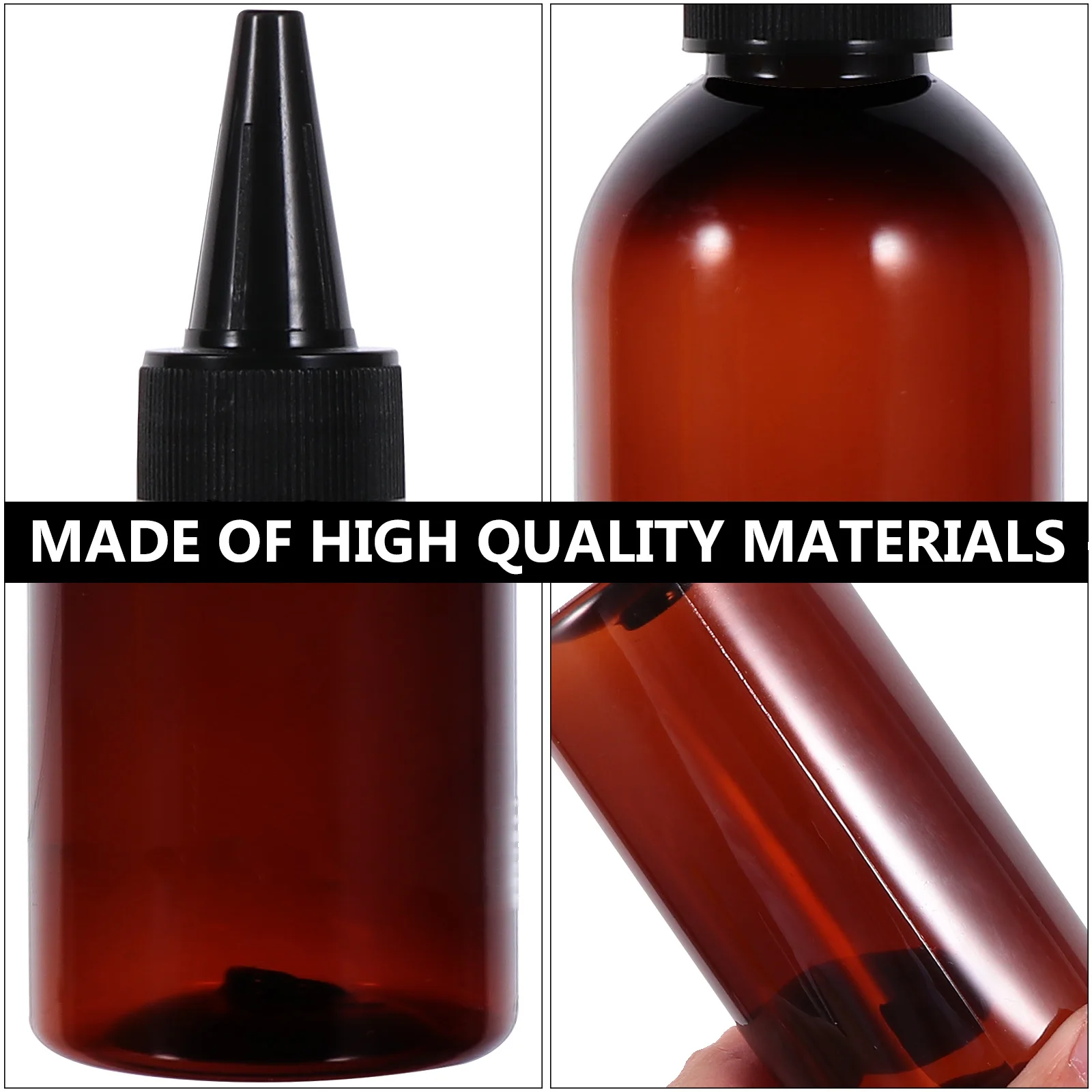 

10pcs Travel Bottles Shower Gel Dispenser Shampoo Toiletry Portable Container Refillable Large Opening Easy Clean Sturdy
