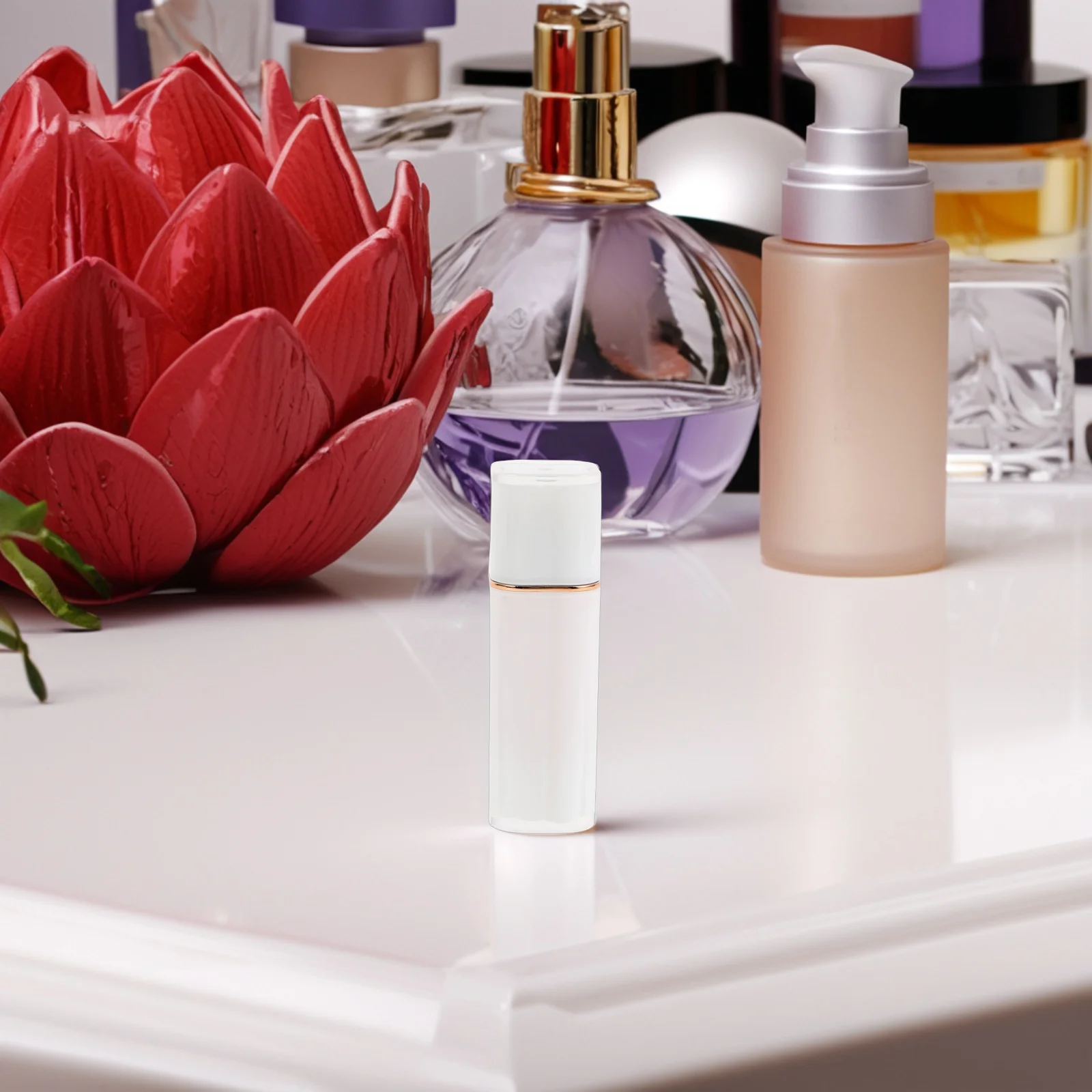 Lippenstiftbuis Vierbladig ontwerp Hervulbare lippenbalsemcontainer Draagbare make-upverpakking DIY Lipgloss Lege lippenstiftbuizenhouder