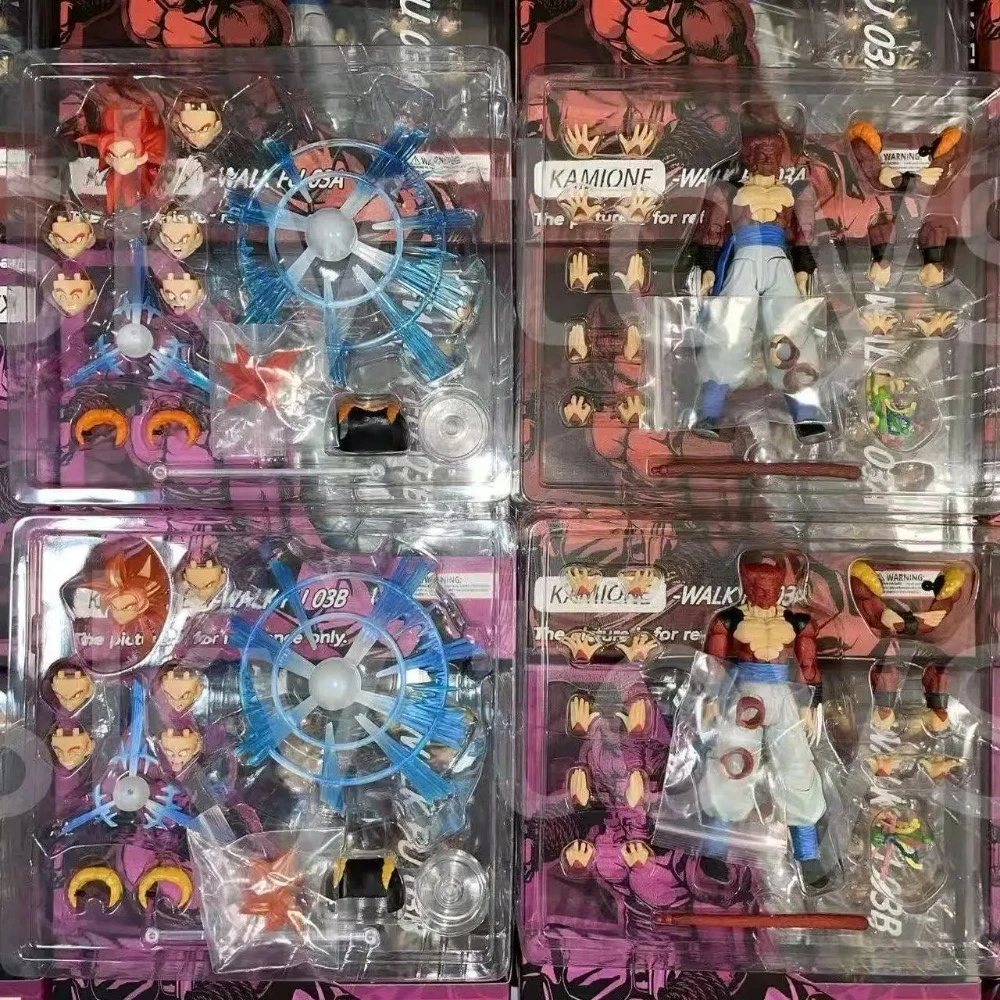 

TonsenArttoys Kamione Studio SHF Gogeta SSJ4 Figure Dragon Ball GT Super Saiyan 4 Gogeta Anime Action Figures Kids Toys Gifts