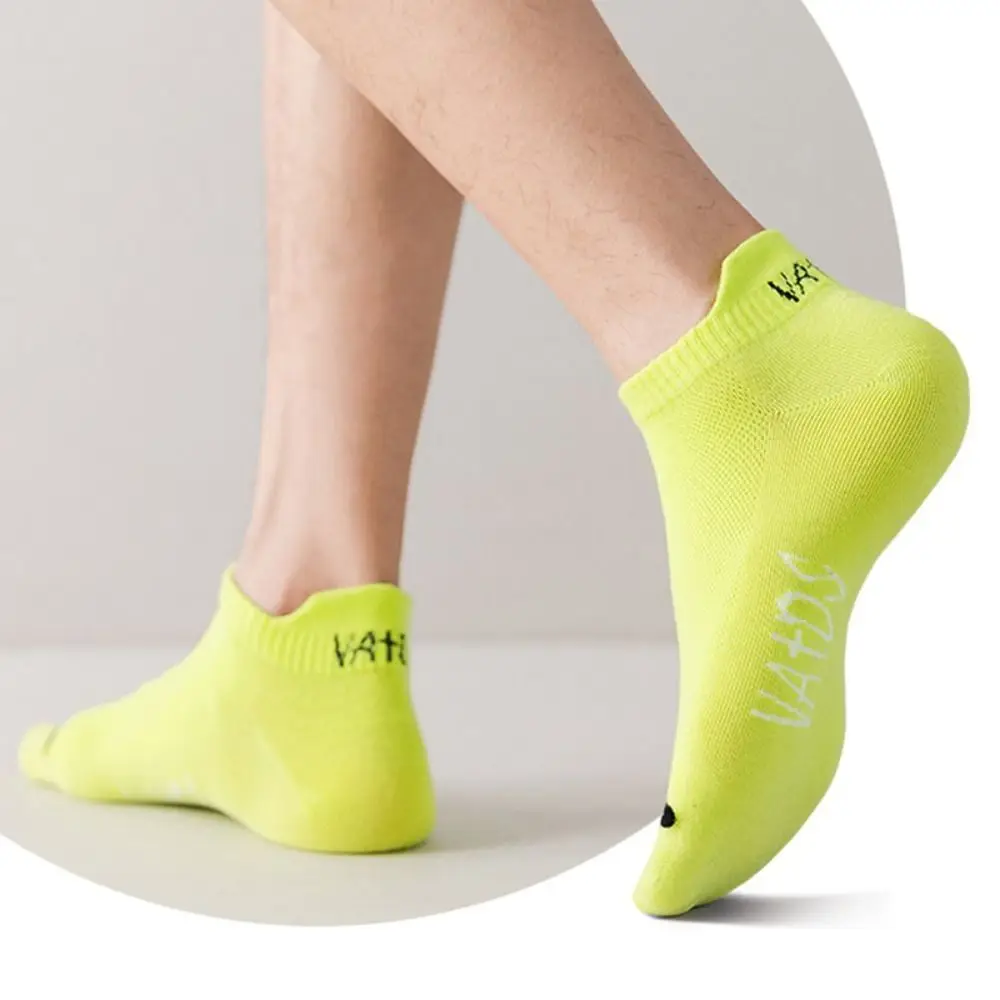 Reinforced Heel Quick-Drying Cushioned Anti-friction Cotton Sports Socks Socks Athletic Ankle No Show Socks Short Low Cut Socks