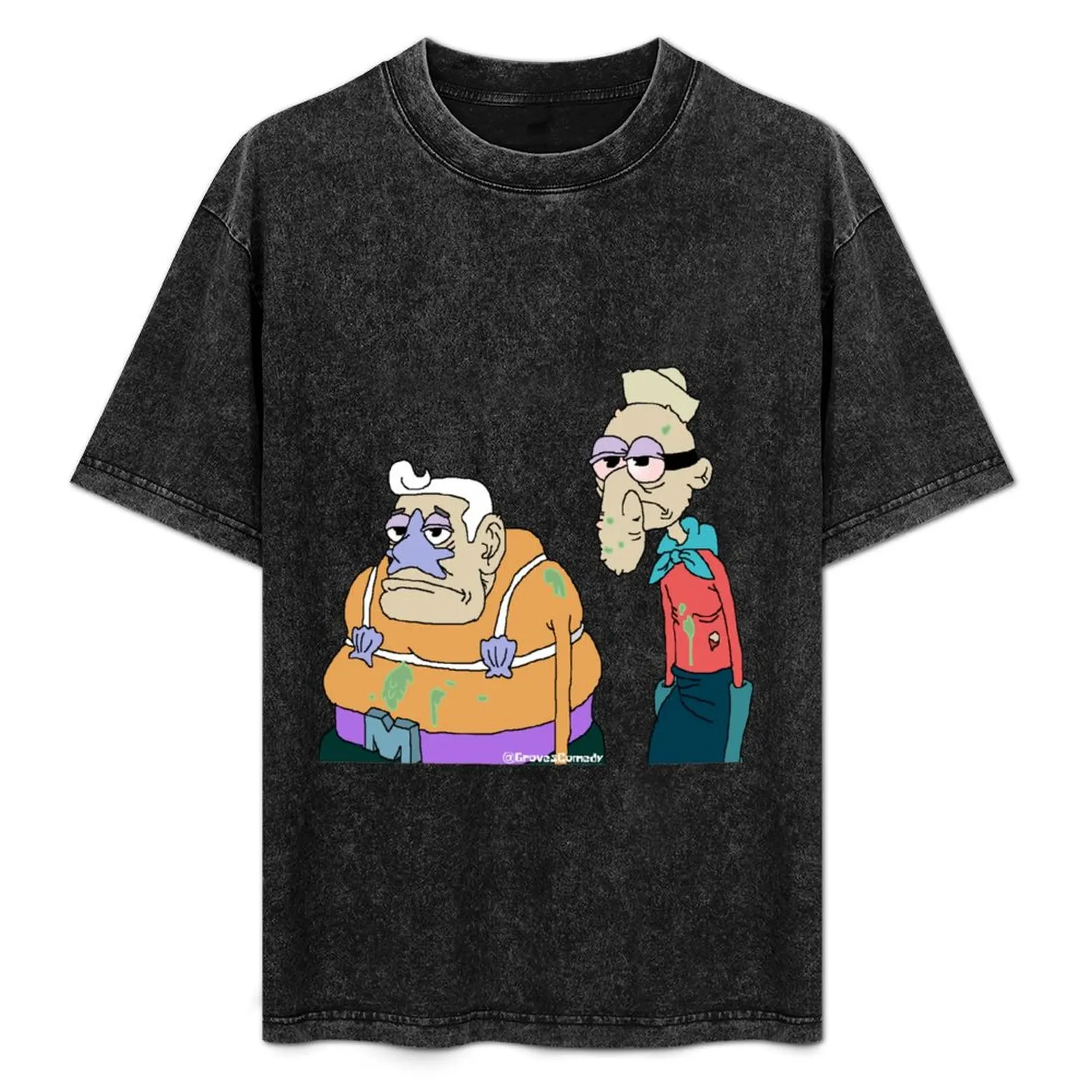 Mermaid Man and Barnacle Boy T-Shirt boys whites Funny t-shirts tops Men's t-shirts