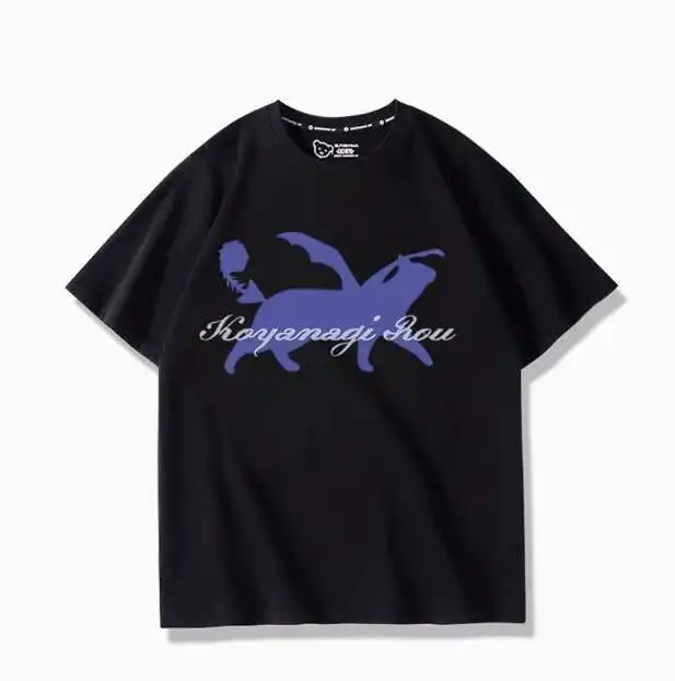 

Anime Vtuber Short Sleeve T-Shirt Summer Cosplay Costume Casual Student Loose Tops anime