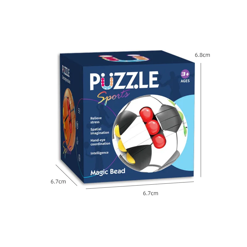Magic Bean Cube นิ้วมือ Gyro หมุนป้องกันความเครียดบรรเทา Fidget ของเล่นผู้ใหญ่เด็ก Decompression สไลด์ปริศนาการศึกษาเกม
