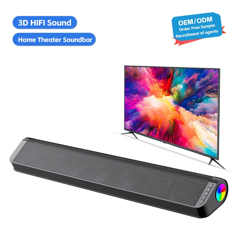 

20W TV Speaker Wireless Portable Home Surround Speaker, Suitable for Laptop Cinema TV Speaker Home Theater System