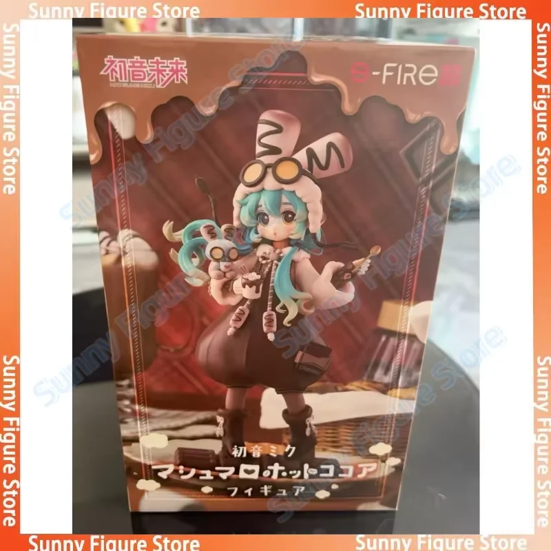 Op voorraad SEGA S-FIRE Piapro Hatsune Miku Marshmallow Hot Cocoa Anime Action Figure Toy Gift Model Collection Hobby