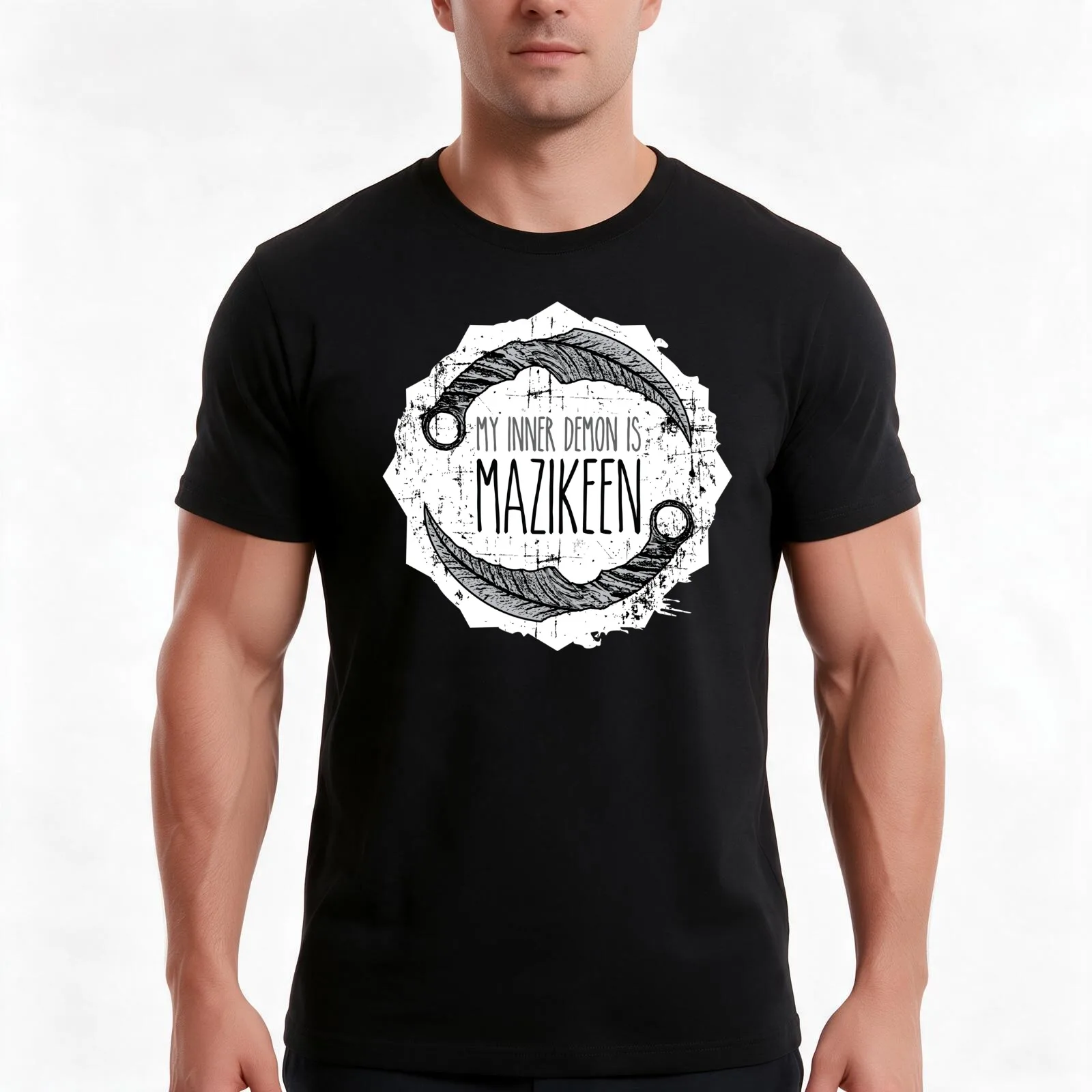Lucifer - My Inner Demon T-Shirt Summer Casual Cotton Tee Oversized Streetwear Tops Vintage Graphic Print Unisex Men Women