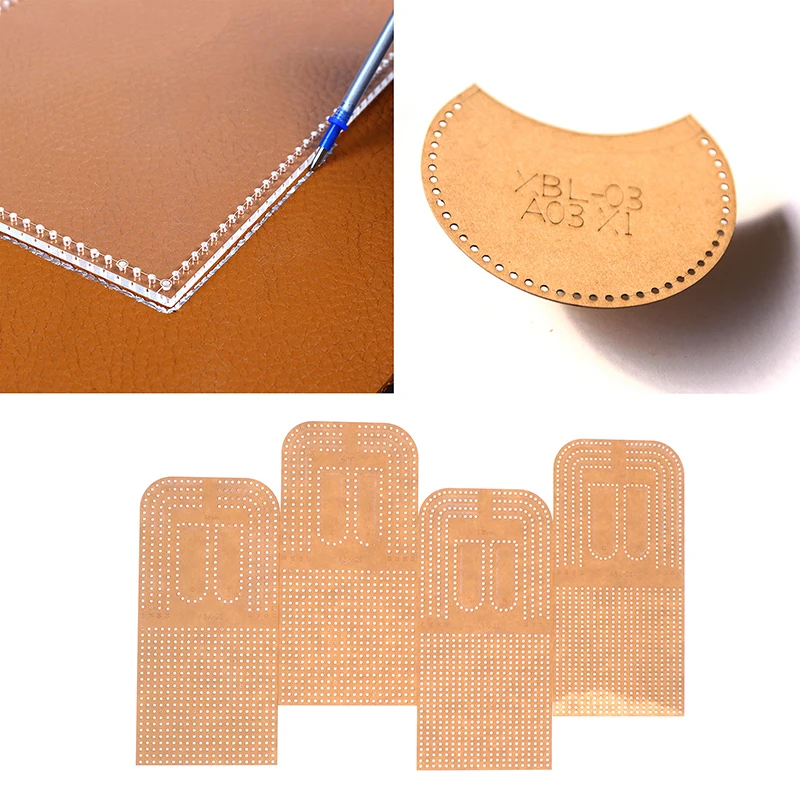 

Acrylic Punching Positioning Drilling Ruler Leather Craft Patchwork Calculation Template Stencil DIY Sewing Tool