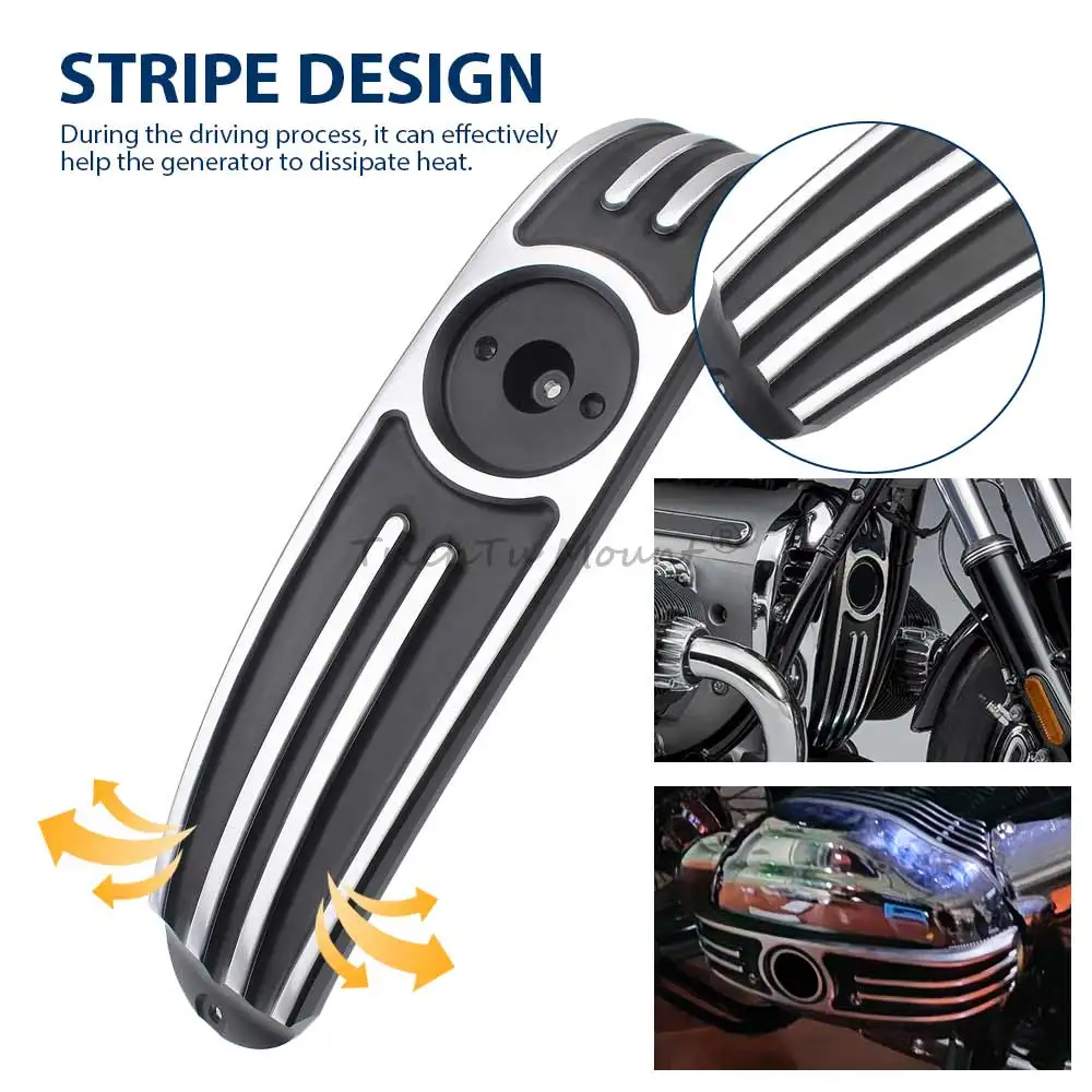 Motorcycle Cylinder Head Protector Engine Housing Trim Cover For BMW R18 Classic Roctane 100 Years R18B Transcontinental 2020-24