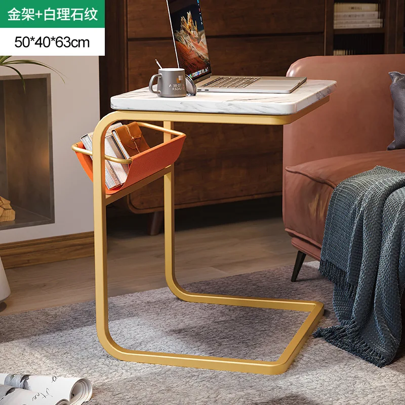 New product household small tea table shelf bedside bedside coffee table movable C type