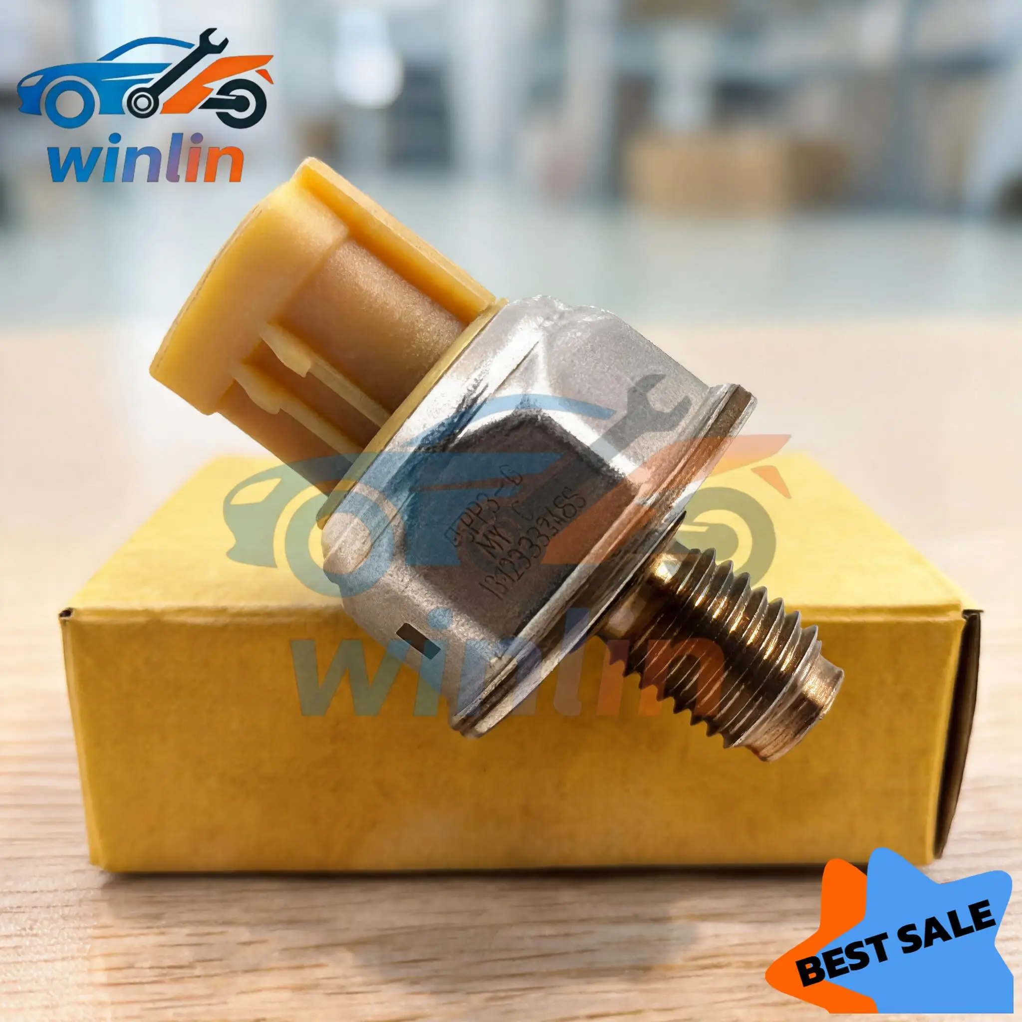 OEM 45PP3-3 45PP33 Fuel Rail Pressure Sensor for Nissan Navara D40/Pathfinder R51/Peugeot Boxer/Fiat Ducato 2005–2014