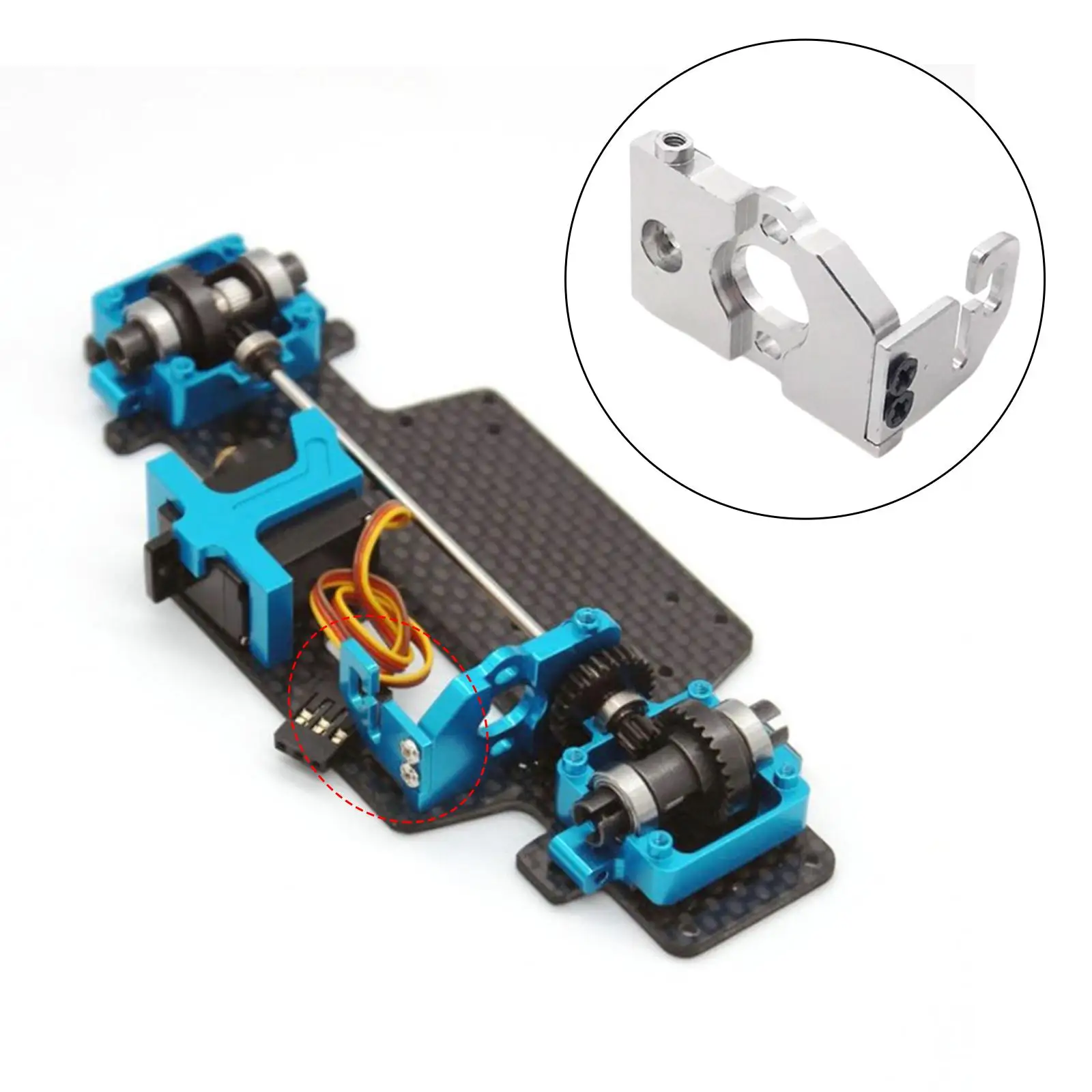 RC Car Motor Mount Fixed Bracket Holder for Spielzeug 284131 K969 K979 1:28 Crawler