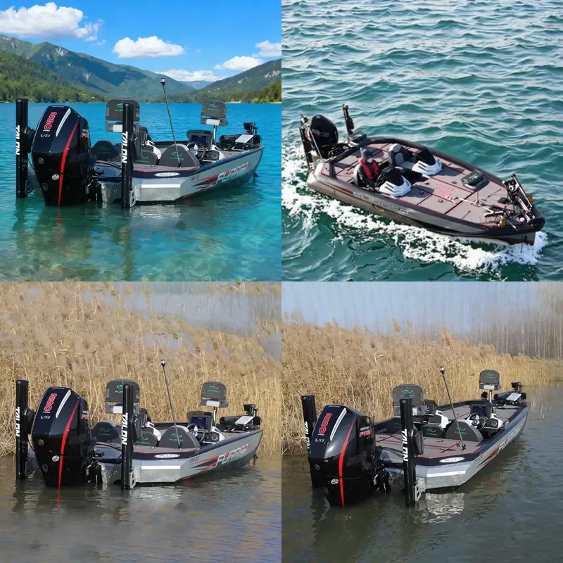 New FS600 Aluminum Fishing Boat for Casting Lures and Bass Tracking 150HP 75-90km/h