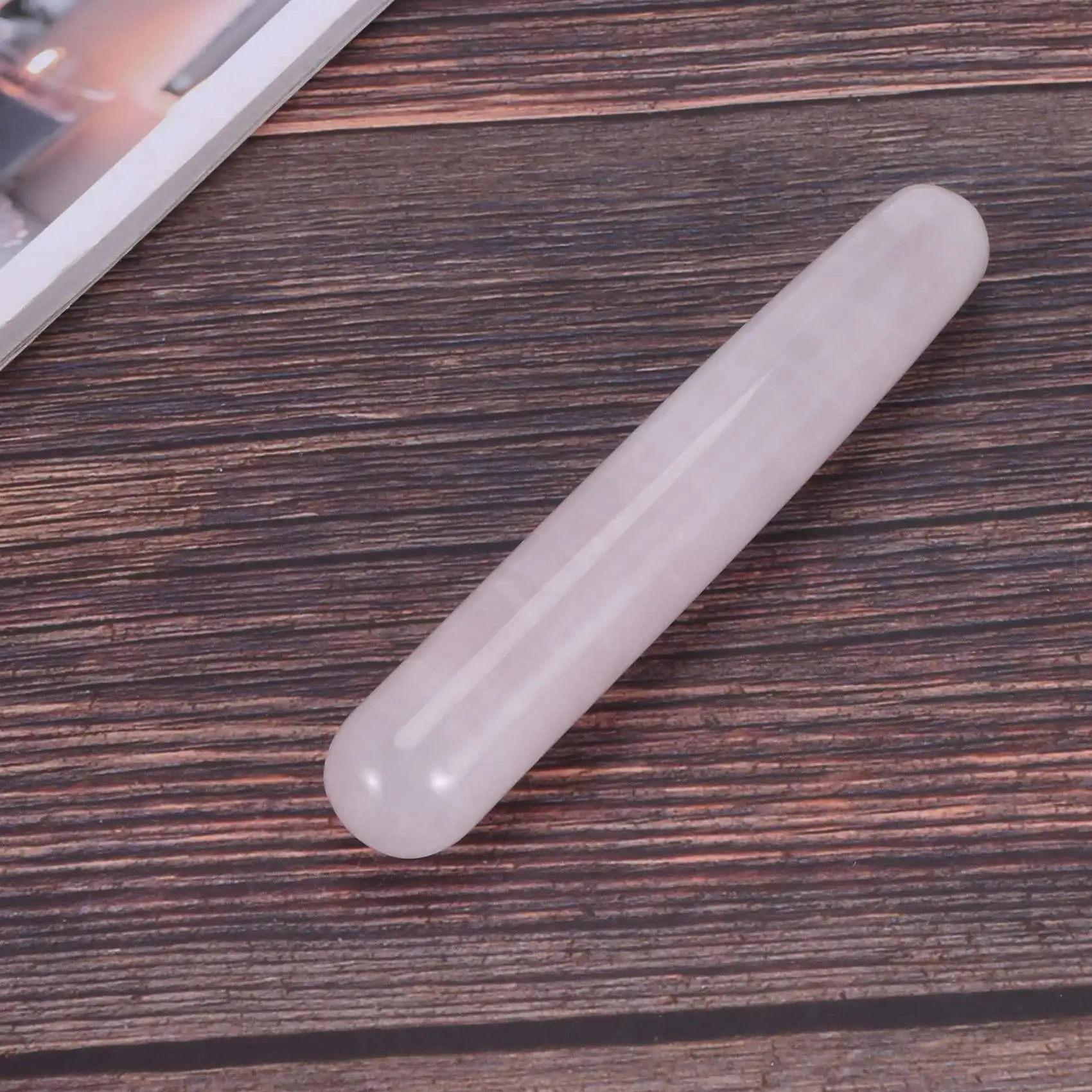 

Natural Rose Quartz Crystal Yoni Gemstone Rocks Massage