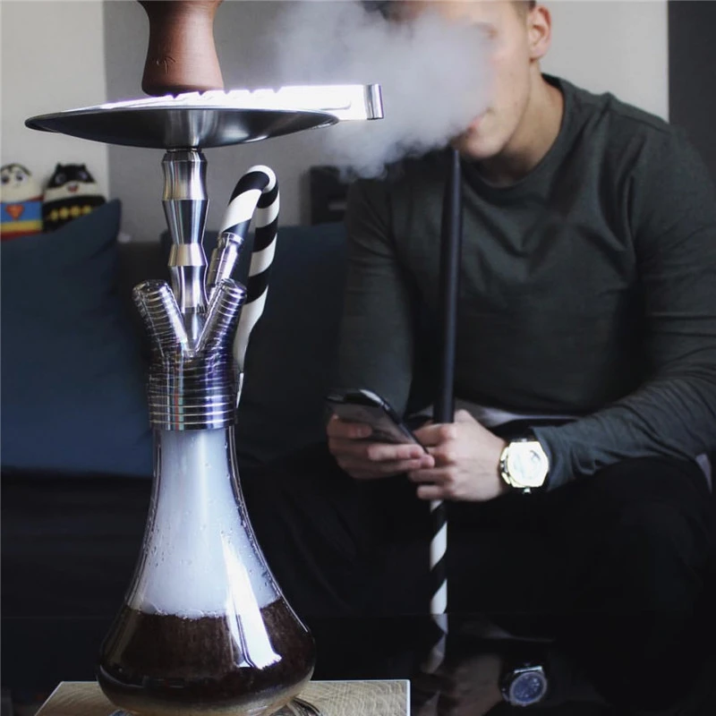 

Arabic hookah internet celebrity hookah pot multi tube stainless steel internet celebrity version