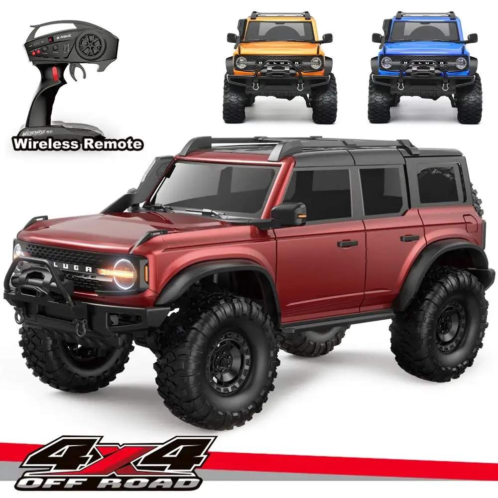 HB-R1001 proporcional 1/10 4WD 2,4 GHz camión de escalada con Control remoto modelo de Hobby eléctrico profesional coche vehículo RC Crawler