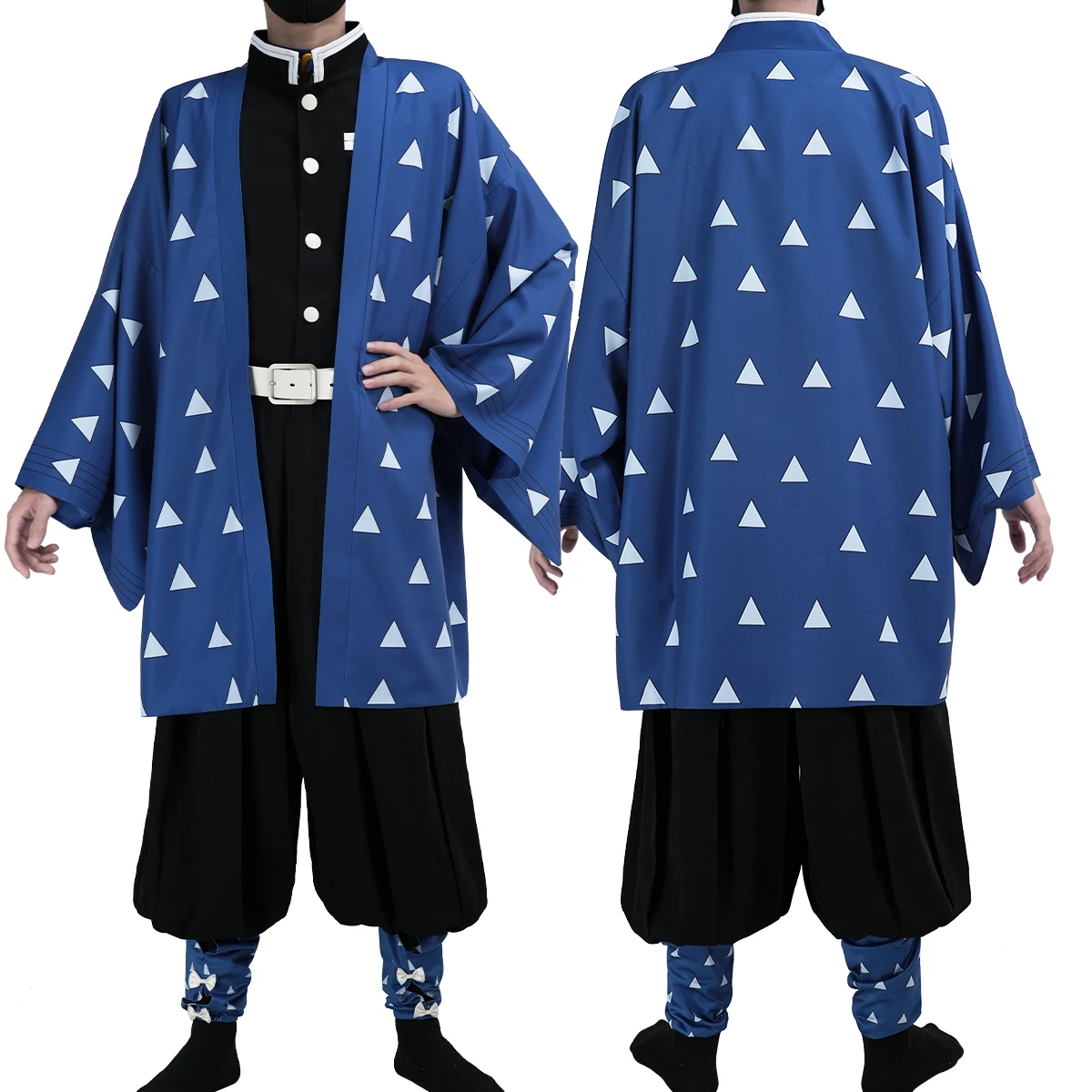 

HOLOUN Kaigaku Anime Cosplay Costume Haori Embroidery Top Pants Halloween Christmas Convention