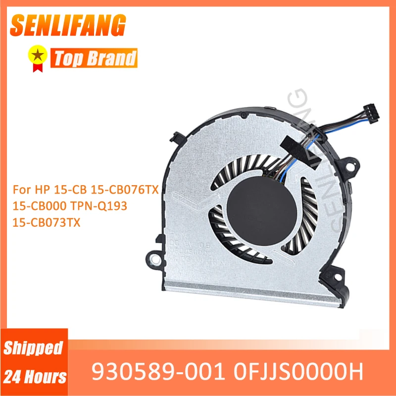 Brand New CPU Cooling Fan 930589-001 0FJJS0000H 5V 0.5A Four Lines Fan For HP 15-CB 15-CB076TX 15-CB073TX 15-CB000 TPN-Q193