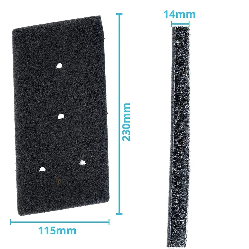 ヒートポンプとコンデンサードライヤースポンジ/発泡bauknecht用privileg、ワールプールhx 481010716911 230 × 115 × 14ミリメートル (1-2-5-10)