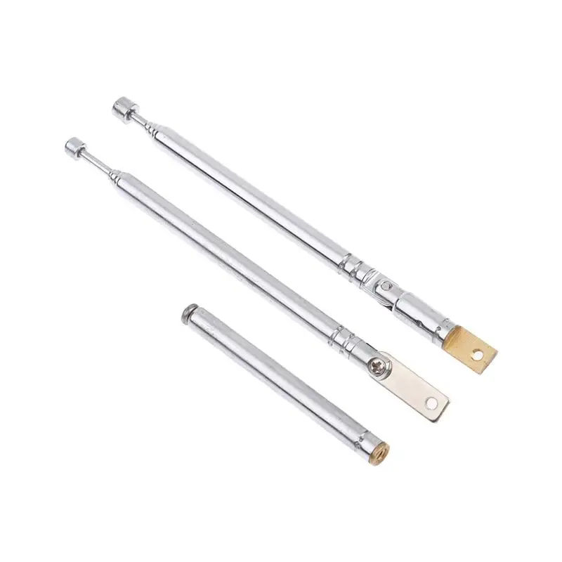 

17/25 см 5-секционная металлическая полноканальная радиоантенна Am FM телескопическая антенна вращающаяся антенна M2.5