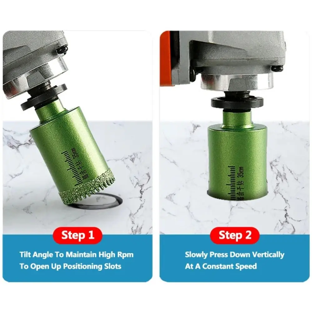 

Sawtooth Diamond Hole Drill Grinding Head M10 Tile Drilling Drill Bit High Quality Durable Tile Hole Opener