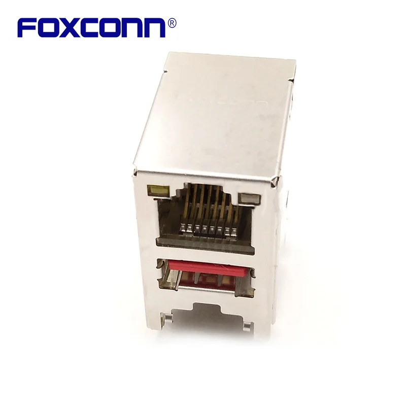 Foxconn JFM38U1G-BV38-4F Altura del marco RJ45+USB3.0 Interfaz de red Gigabit Ethernet