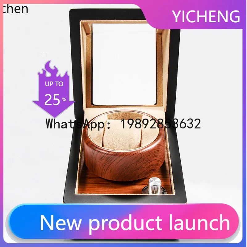 

high-end wood grain lacquer watch electric shaker watch packaging
