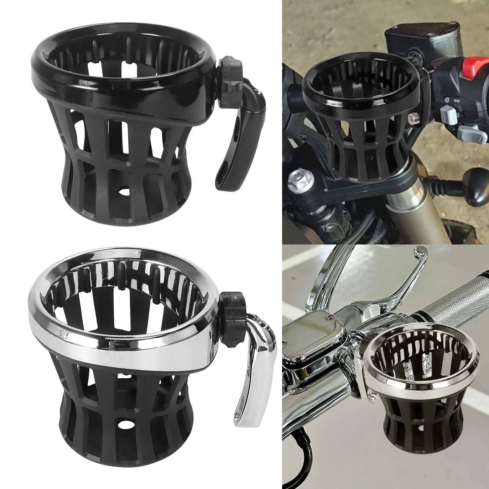 Water Bottle Holder - Drehbarer Getränkehalter aus galvanisiertem Aluminium mit