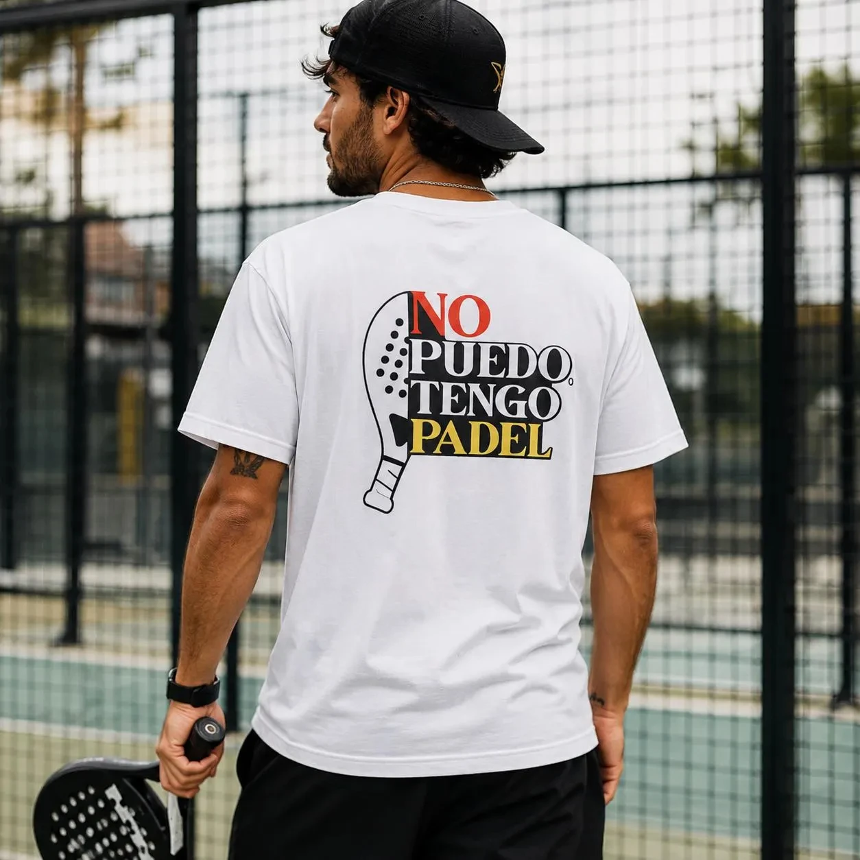 No Puedo Tengo Padel T-shirt | Padel Racket Graphic Summer Men's High-Quality T-Shirt Fashion Trend - Casual and Comfortable