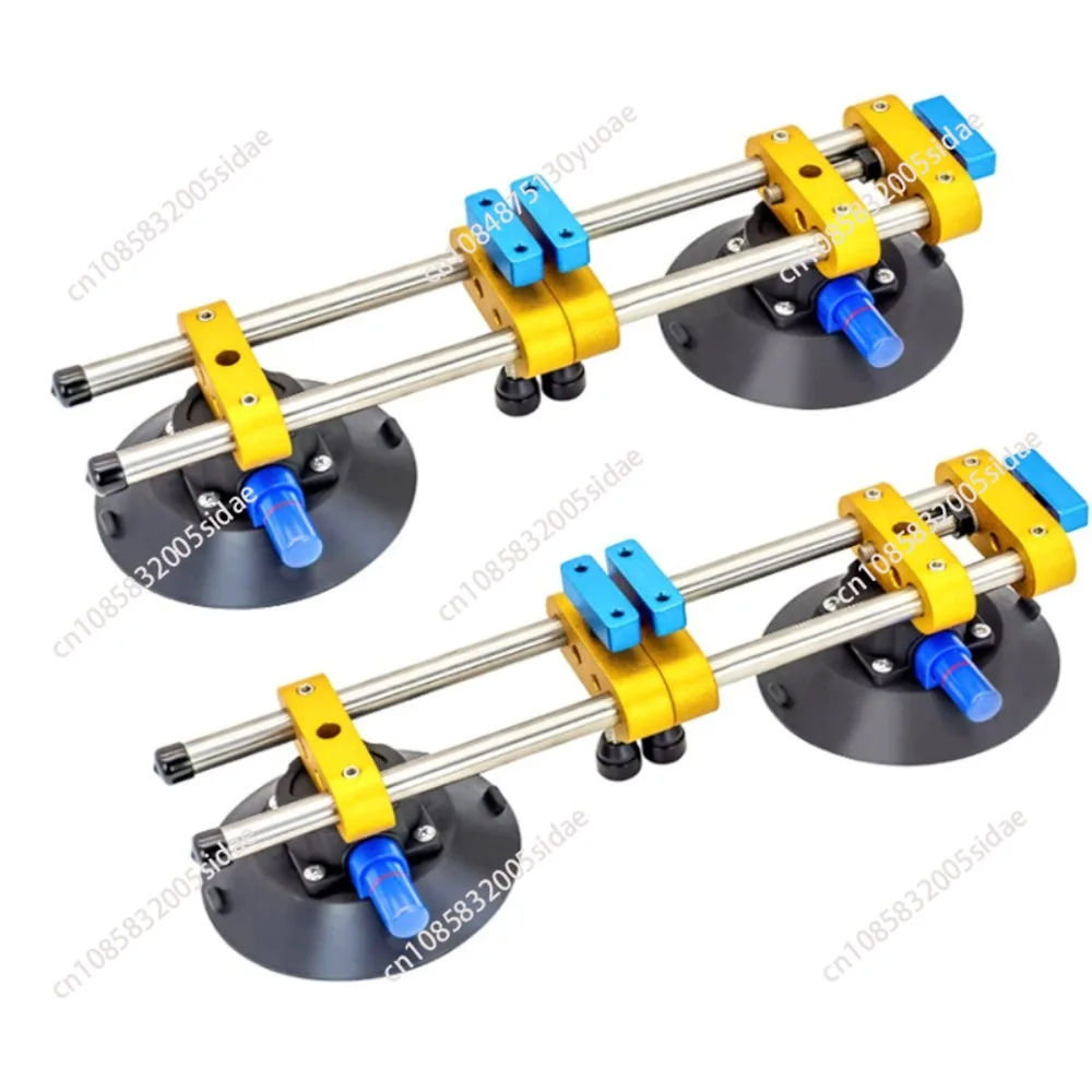 Quartz Stone Countertops Seam Tool Vacuum Adsorption Splicer Stone Adjustment Double Suction Cup Multi-Function Hand Tool