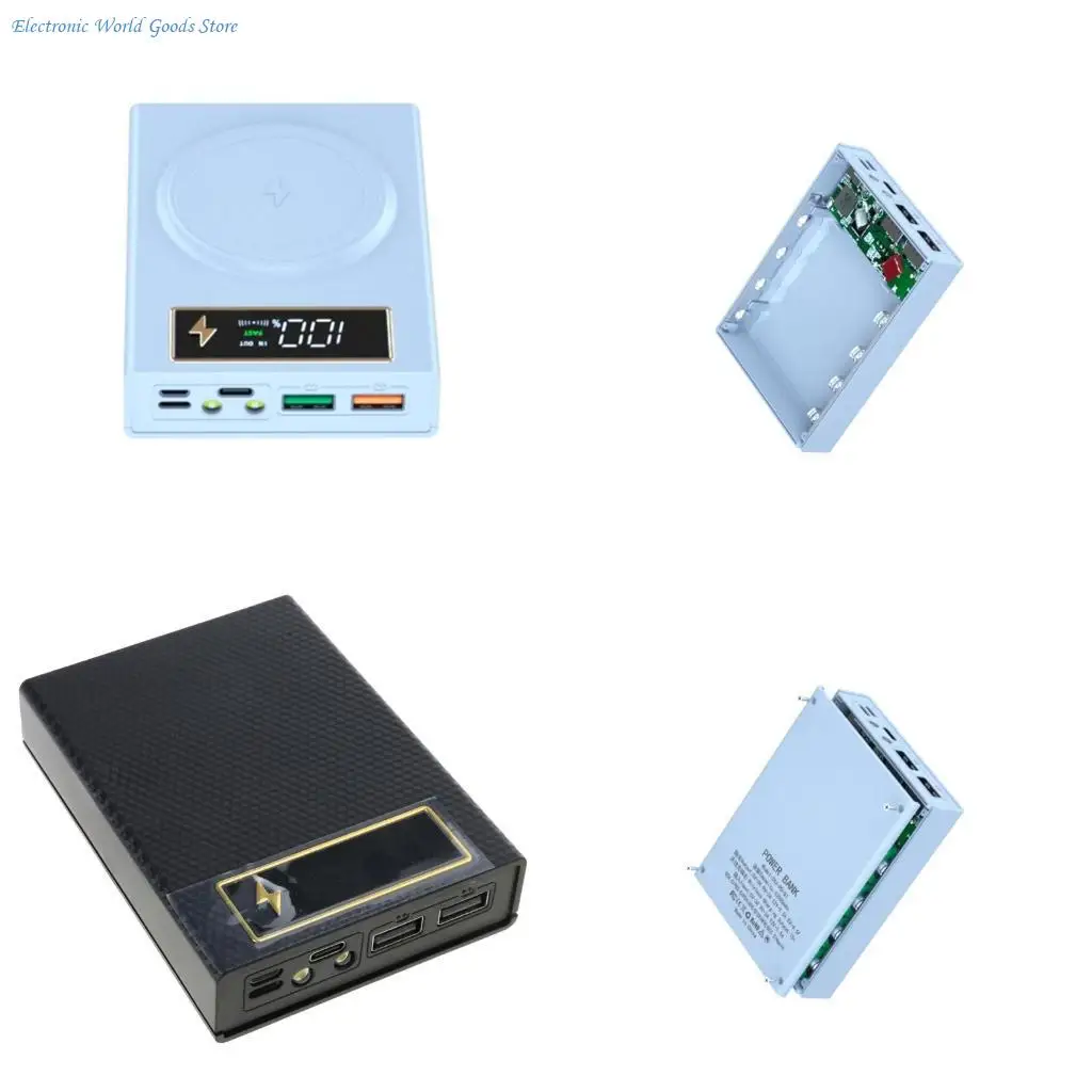 

Чехол A3PD DIY с технологией быстрой зарядки 22,5 Вт и цифровым дисплеем