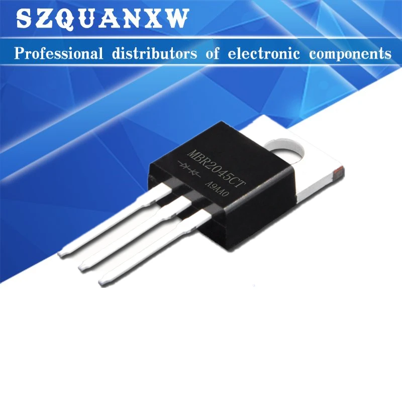 10 Uds MBR2045CT MBR2045 TO-220 MBR1545CT MBR3045CT MBR1545 MBR3045 MBR1045G MBR1045 MBR1645G MBR1645 MBR1660 MBR1660G TO220-2