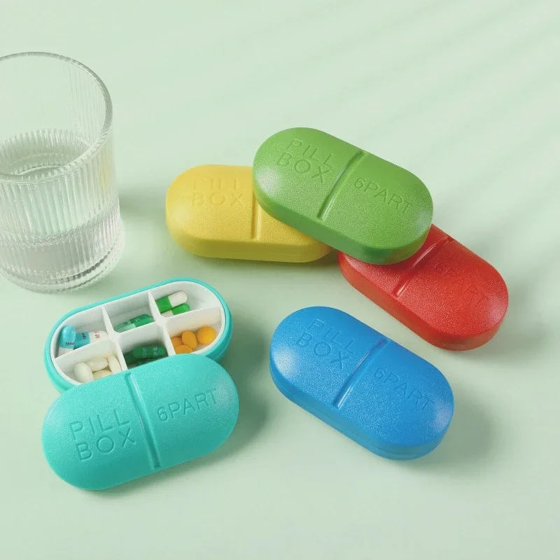 Candy Travel Pill Organizer Moisture Proof Pills Box Daily Pill Case Plastic Tablet  Medicine Vitamin Holder Container Organizer