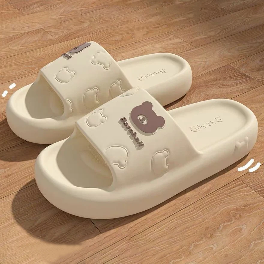 

Cool slippers for women, new summer indoor home, bathroom, bath, quiet, external wear, non slip couple slippers for men