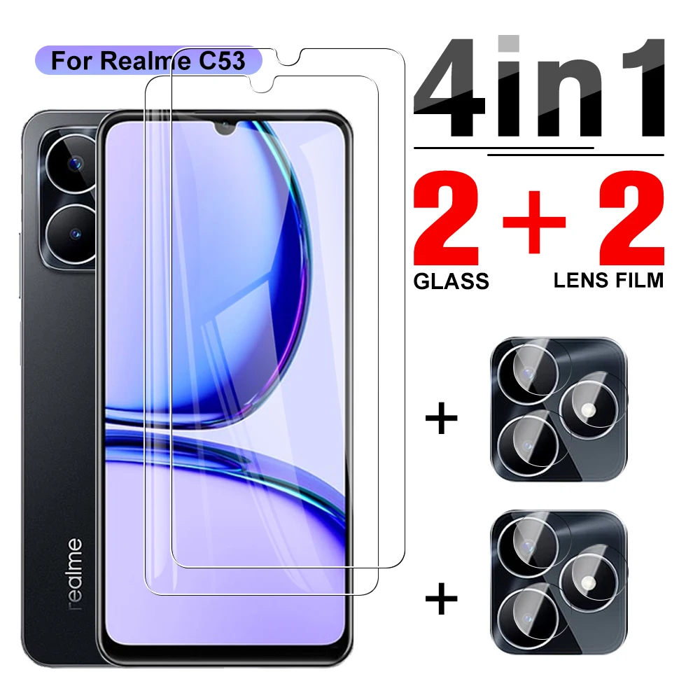 

Защитное стекло для экрана realme C53/C63/C61/N63, 4 в 1