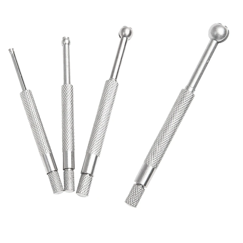 Hole Gauge Kit,1/8Inch To 1/2Inch Range,Telescopic Hole Gauge, Ball Small Telescopic Gauge, 4 Piece Full Circle, Inch/Mm