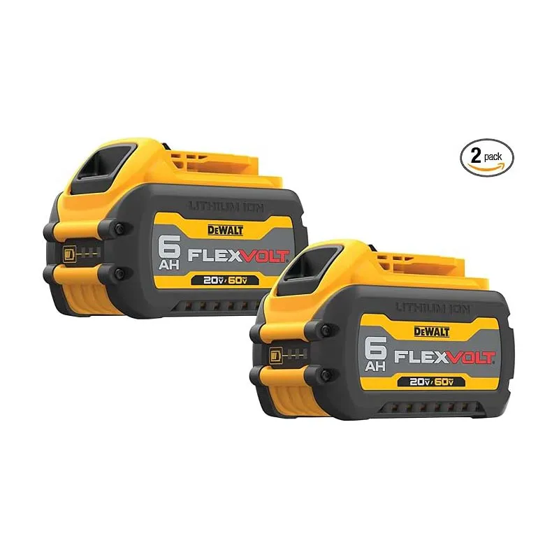 DEWALT 20V MAX* Batteries, Premium, 6.0-Ah, 2-Pack (DCB606-2)